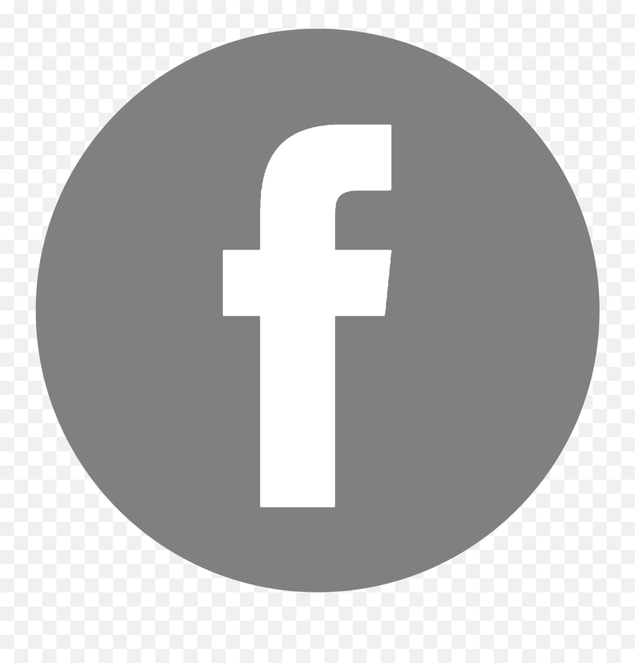 Facebook Icon Clipart - Clip Art Library Facebook Logo Grey Background Emoji,Facebook Emoticons Codes