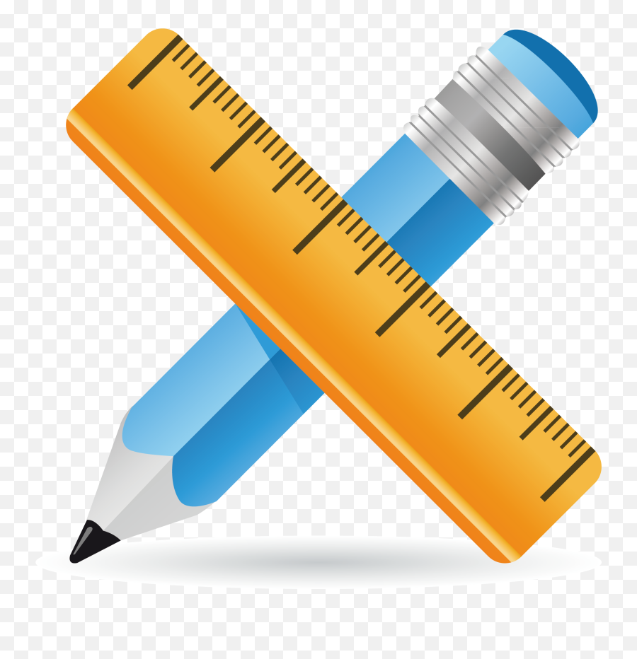 Ruler Pencil Clipart - Pencil And Ruler Clipart Emoji,Ruler Emoji