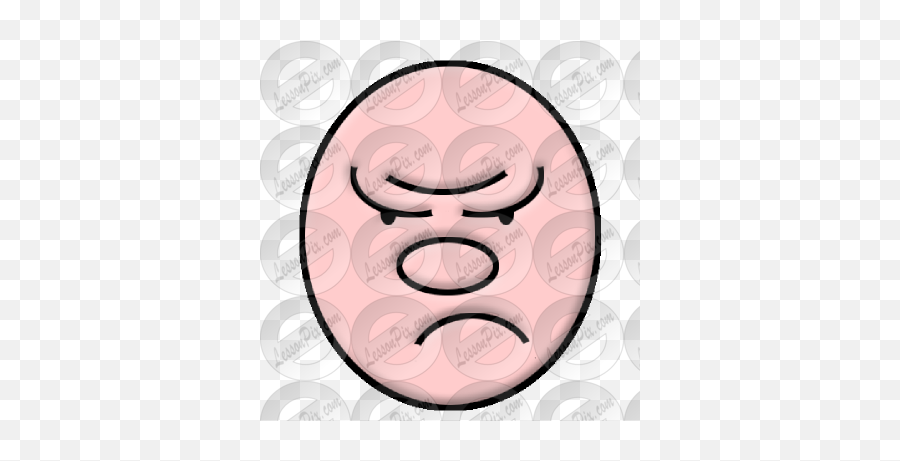 Lessonpix Mobile - Illustration Emoji,Frown Emoticon