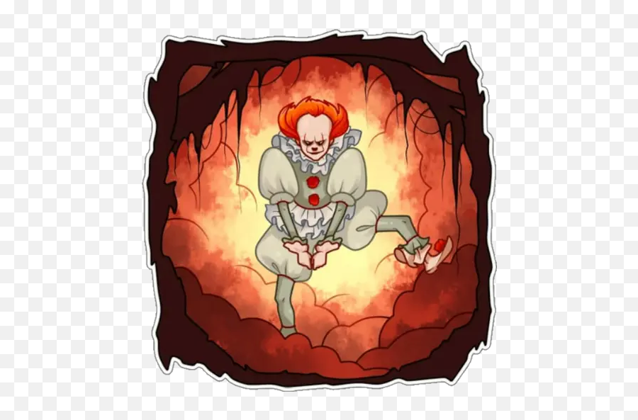 Pennywise Stickers For Whatsapp - Pennywise Sticker Whatsapp Emoji,Pennywise Emoji