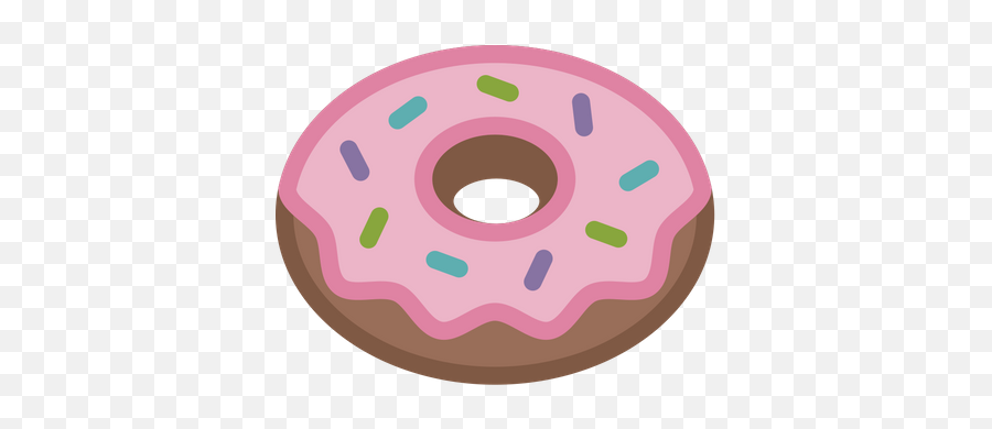 Sprinkled Donut Graphic - Citater Om Donut Emoji,Doughnut Emoji