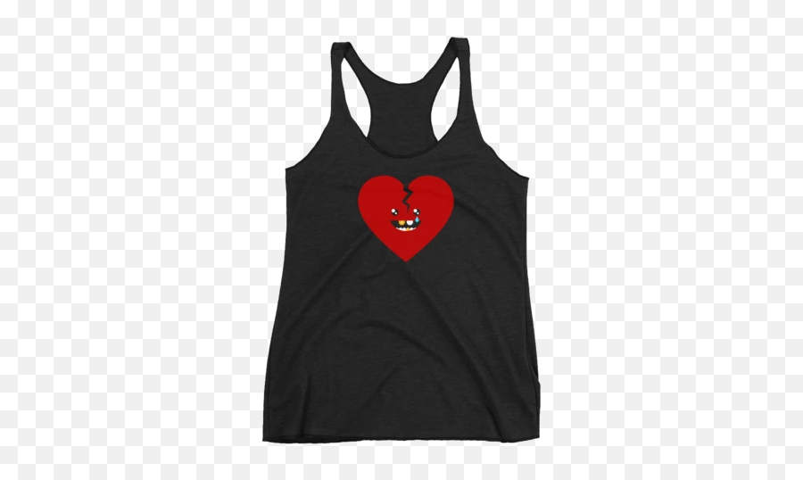 All Tank - Tops Sexy Hackers Clothing Inc Sleeveless Shirt Emoji,Heartbreak Emoticon
