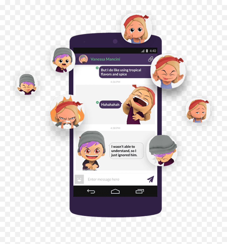 Mobigraph - Appworld Cartoon Emoji,3d Animated Emoji