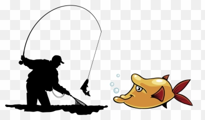 Fly Fishing Angling Illustration - Man Vector Free Emoji