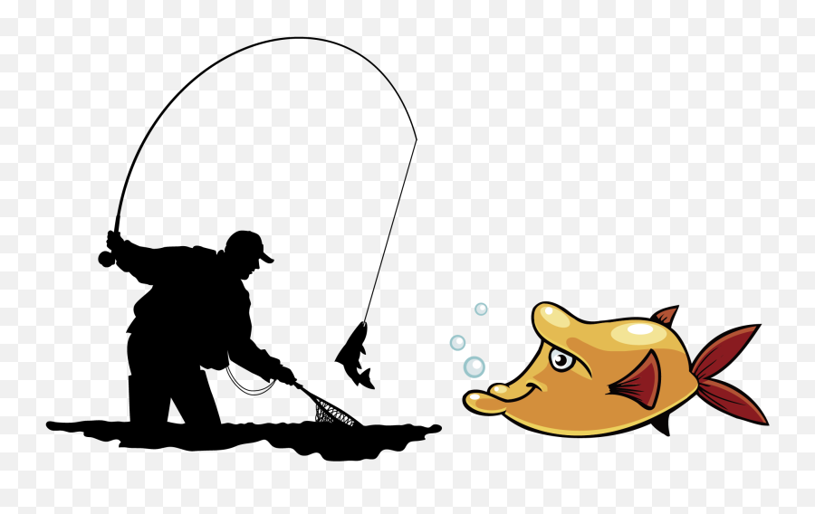 Fly Fishing Angling Illustration - Fishing Man Vector Free Emoji,Fishing Emojis
