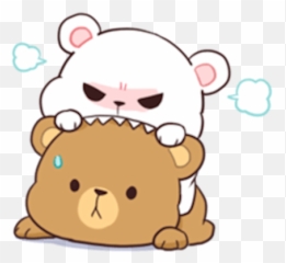 Chocolate Lovely Bear - Milk And Mocha Bear Emoji,Chocolate Milk Emoji
