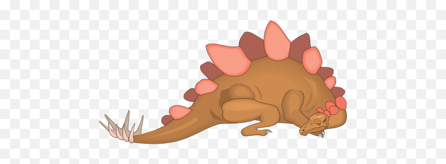Sleeping Dinosaur Stegosaurus Ancient - Stegosaurus Sleeping Emoji,Dinosaur Emoticons