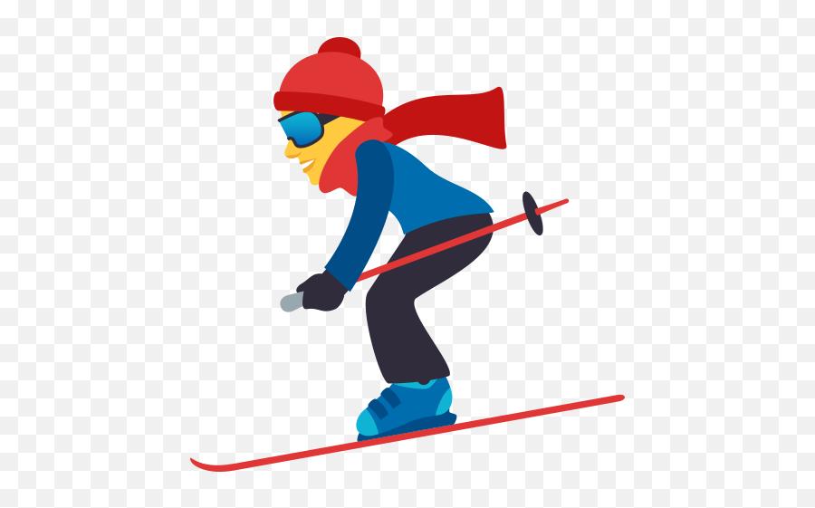 Emoji Skier To Copy Paste Wprock - Downhill Ski Boot,Winter Emoji ...