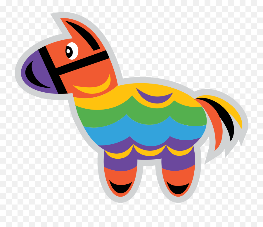 Donkey Piñata Clipart - Soft Emoji,Emoji Pinata