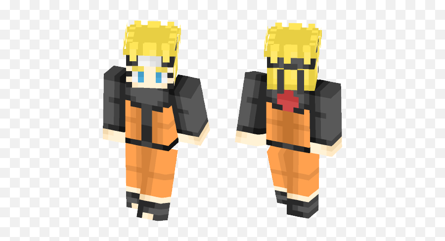 Download Naruto Uzumaki Minecraft Skin For Free - Naruto Uzumaki Minecraft Skin Emoji,Naruto Emojis