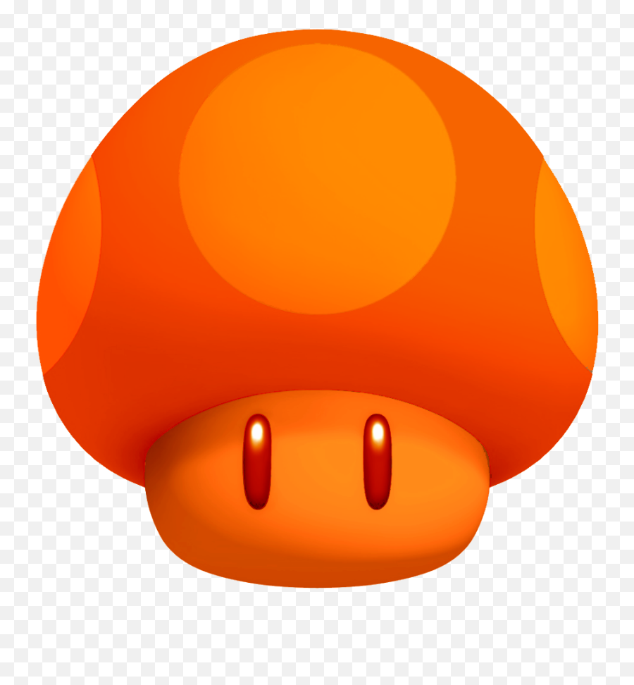Mario Mushroom Png - Mushroom Mario Orange Emoji,Burning Man Emoji