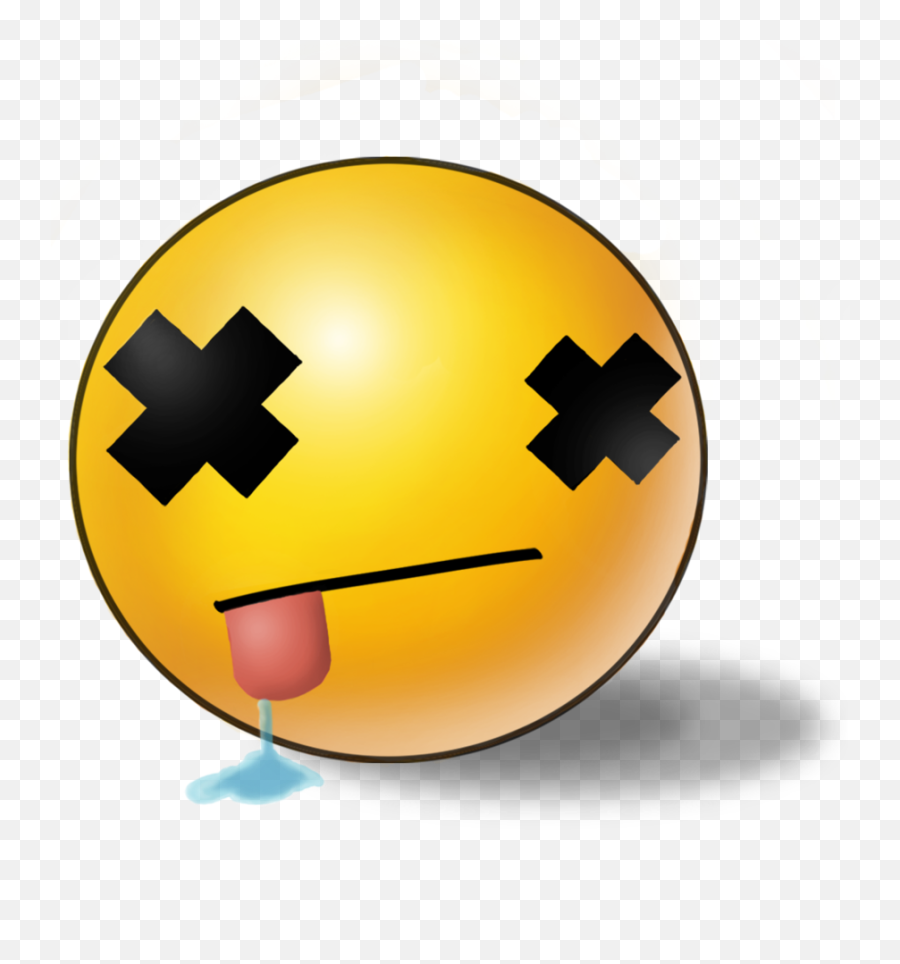 Smiley Emoticon Emoji Clip Art - Cartoon X Over Eyes,Shocked Emoji