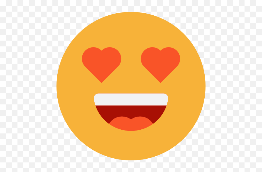Emoji Icon - Animated Smiley Face With Heart,Love Emoji