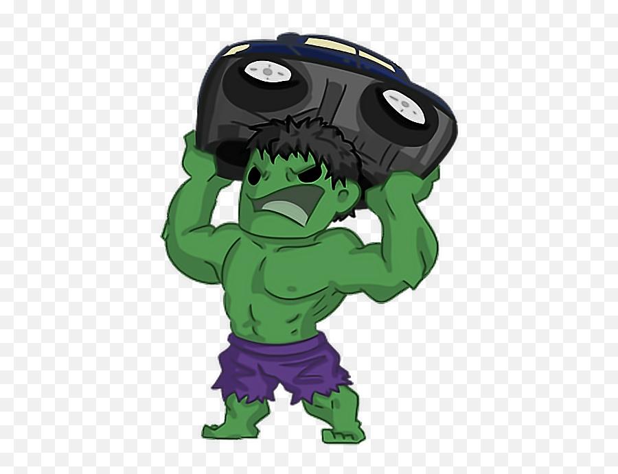 Hulk Avengers Chibi Marvel - Hulk Cute Png Emoji,Emoji For Hulk