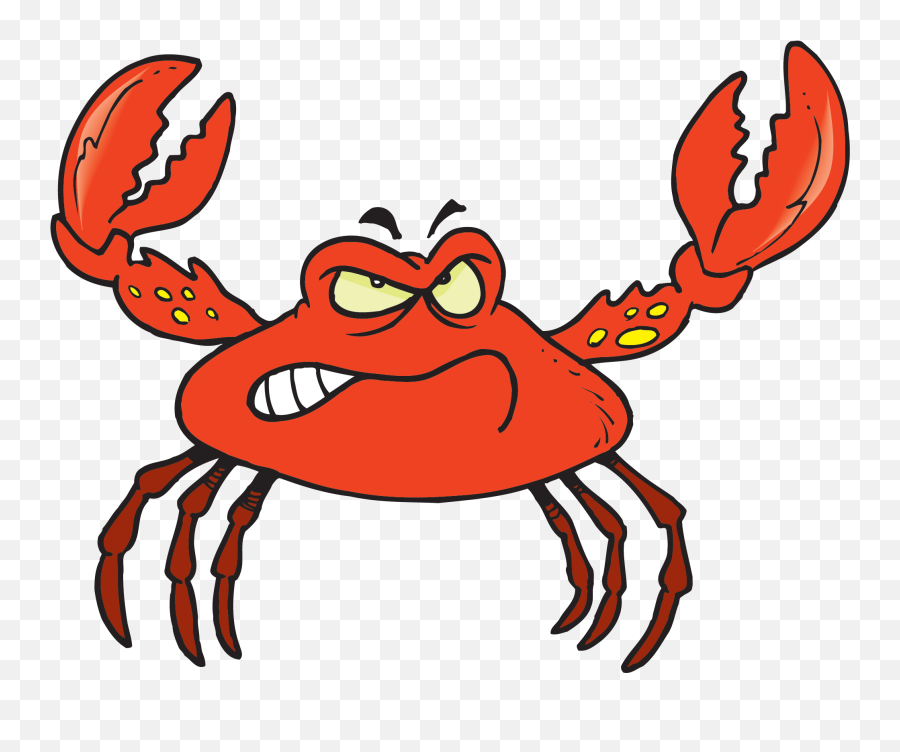 Crabs Drawing Animated Transparent - Transparent Background Cartoon Crab Emoji,Crab Emoticon