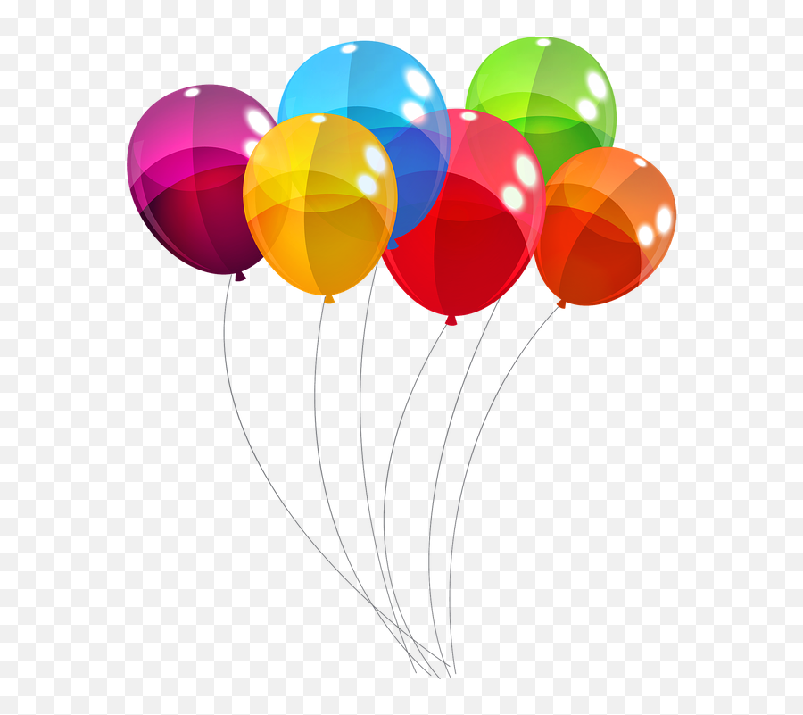 Balloons Bundle Of Bright - Birthday Emoji,Birthday Balloon Emoji