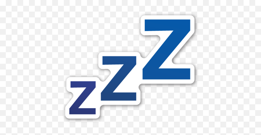 Sleeping Symbol - Transparent Background Zzz Emoji,Sleeping Emoji