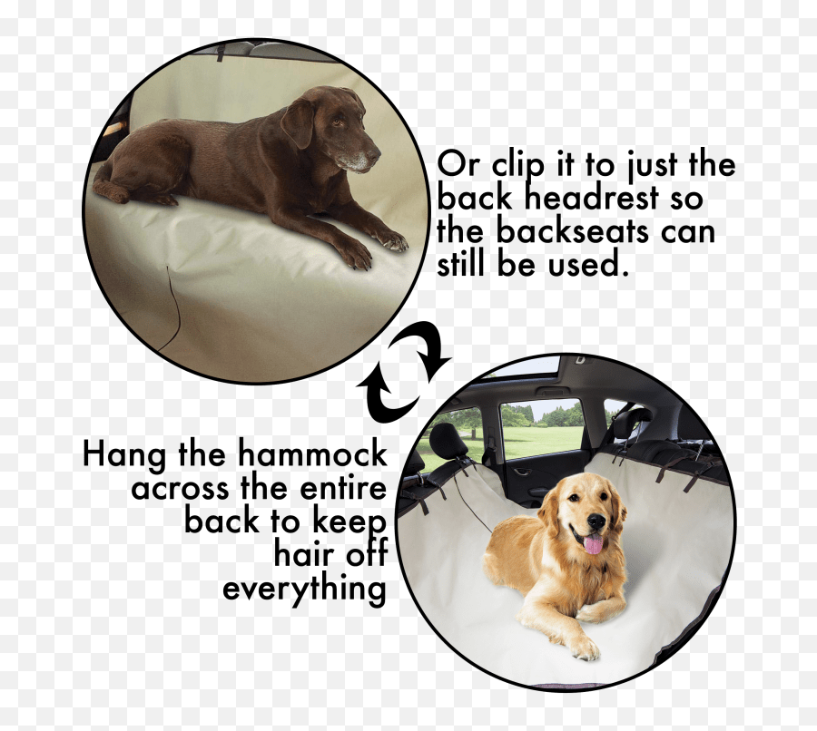 Hammock Car Seat Cover For Pets - Cocker Spaniel Emoji,Dog Lightning Emoji