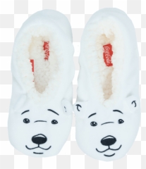 Coca - Slipper Emoji,Polar Bear Emoji