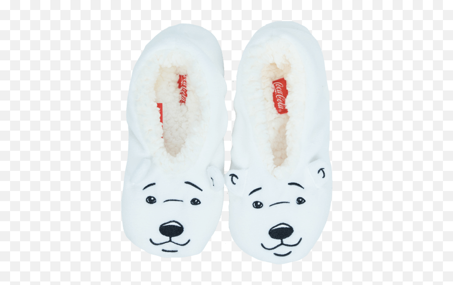 Coca - Slipper Emoji,Polar Bear Emoji