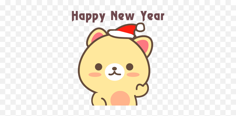 Peanut Dog Collage - Cartoon Emoji,Happy New Year Emoji Message