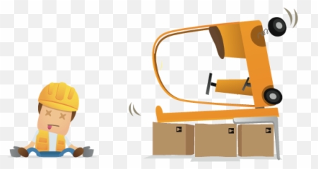 Png Forklift Truck Accidents - Accident In Workplace Cartoon Emoji,Forklift Emoji