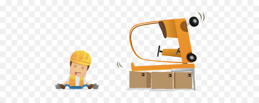 Png Forklift Truck Accidents - Accident In Workplace Cartoon Emoji,Forklift Emoji