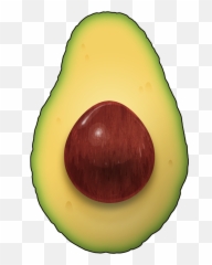 Avocado clipart high resolution pictures Cliparts Pub - Transparent Background Emoji