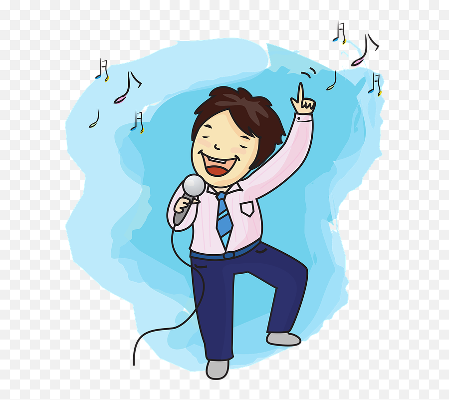 Free Singing Sing Illustrations - Praise The Lord Cartoon Emoji,Microphone Emoji