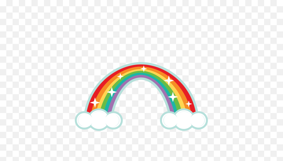 Sparkling Rainbow Clipart - Cute Clip Art Rainbow Emoji,Sparkling Emoji