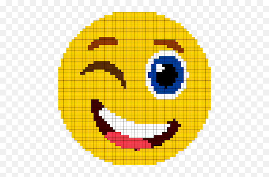 Pixel Art Sandbox Coloring - Easy Pixel Art Nature Emoji,Emoji Art