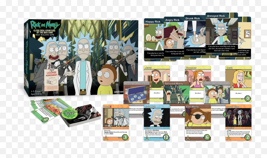 Rick And Morty - Rick And Morty Deck Building Game Emoji,Rick And Morty Emojis