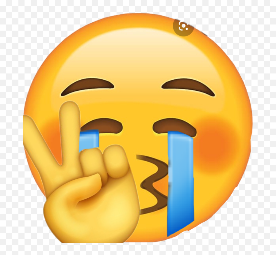 Freetoedit Emoji Depressed Anxiety - Apple Emoji Kiss Png,Anxiety Emoji