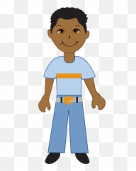 Latino Drawing Plain Girl Picture - African American Boy Clipart Emoji,Latino Emoji