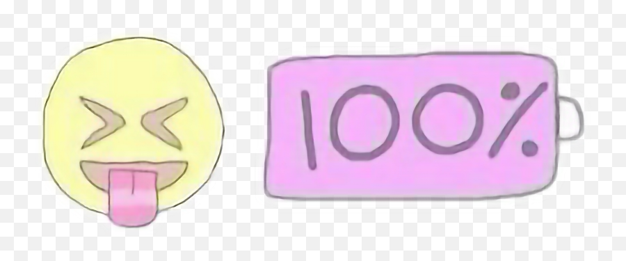 Emoji Batery Bateria Emoticon Pink - Circle,100 Emoticon