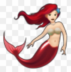 Emoji Emoji Sirene Greawa Lixawa Freetoedit - Mermaid Emojis,Red Hair Emoji