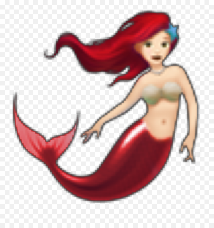 Emoji Emoji Sirene Greawa Lixawa Freetoedit - Mermaid Emojis,Red Hair Emoji