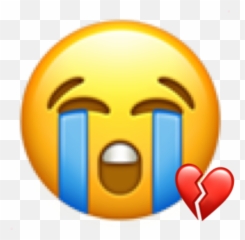 Emoji Sad Brokenheart Sademoji - Smiley,Sademoji