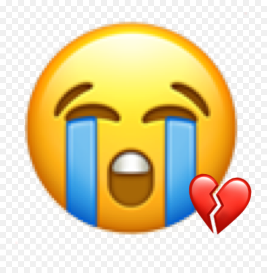 Emoji Sad Brokenheart Sademoji - Smiley,Sademoji