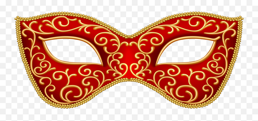Carnival Mask Clipart Png - Red Masquerade Masks Png Emoji,Red Mask Emoji