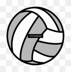 Volleyball Emoji - Png Download Original Size Images Black And White