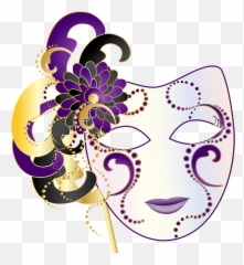 Graphic Party Mask Costume Mardi - Mask Emoji,Mardi Gras Emoji
