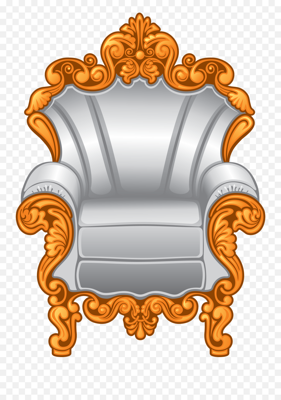 Armchair Clipart Cozy Chair - Png Download Full Size Transparent Background Throne Png Emoji,Rocking Chair Emoji