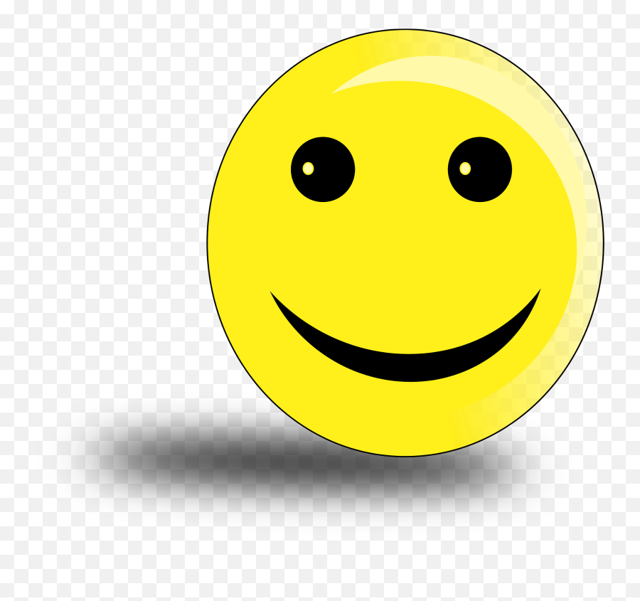 Happy Moments Yellow Smiley Clipart Free Download - Smile Ball Vector Emoji,Laughing Ok Emoji