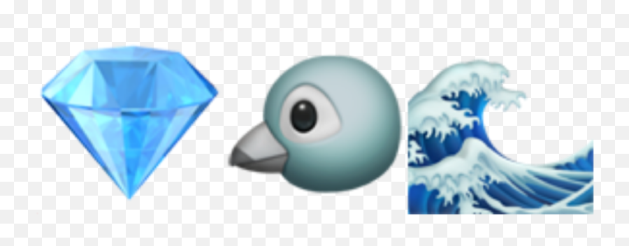 Bird Sea Emoji Iphone Sticker - Dot,Megaphone Emoji