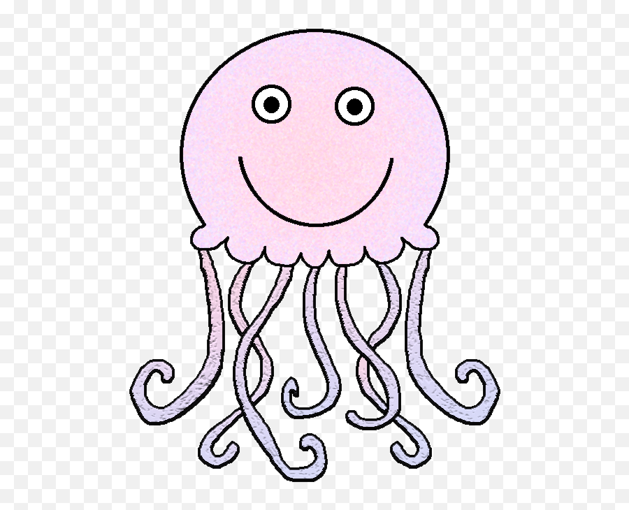 Clip Art Of Jelly Fish - Clip Art Library Jellyfish Clipart Emoji,Jellyfish Emoji