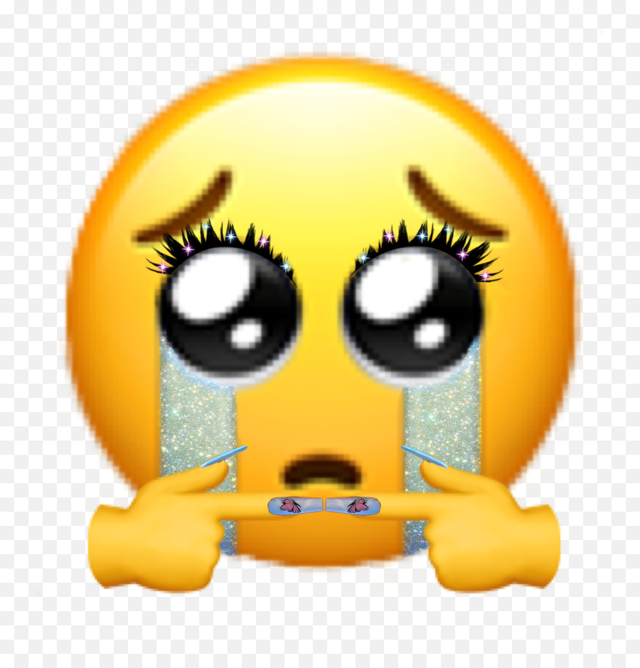 Sad Sadgirl Sticker By Kai C - Shy Emoji Tiktok,C: Emoji