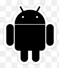 Android Stickers and T - shirts u2014 DevStickers Logo Black Emoji