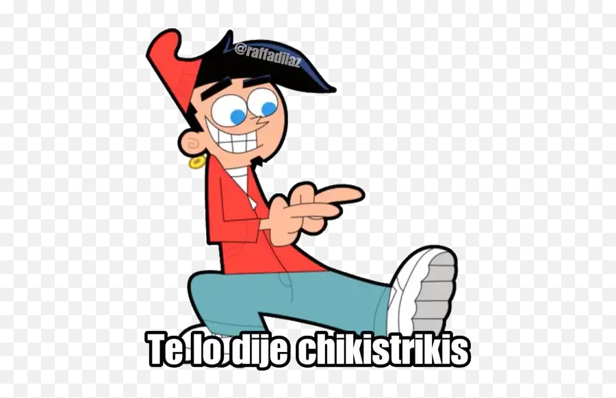 Padrinos Mágicos U0026 Tootie Whatsapp Stickers - Stickers Cloud Fairly Oddparents Chip Skylark Emoji,Emoticones Groseros