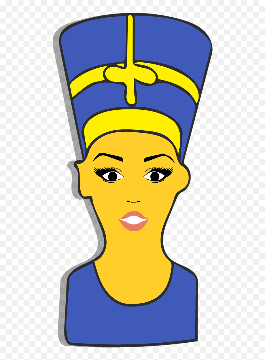 Nefertiti Emoji Clipart Sticker Shocked - Nefertiti Clipart,Shocked Emoji